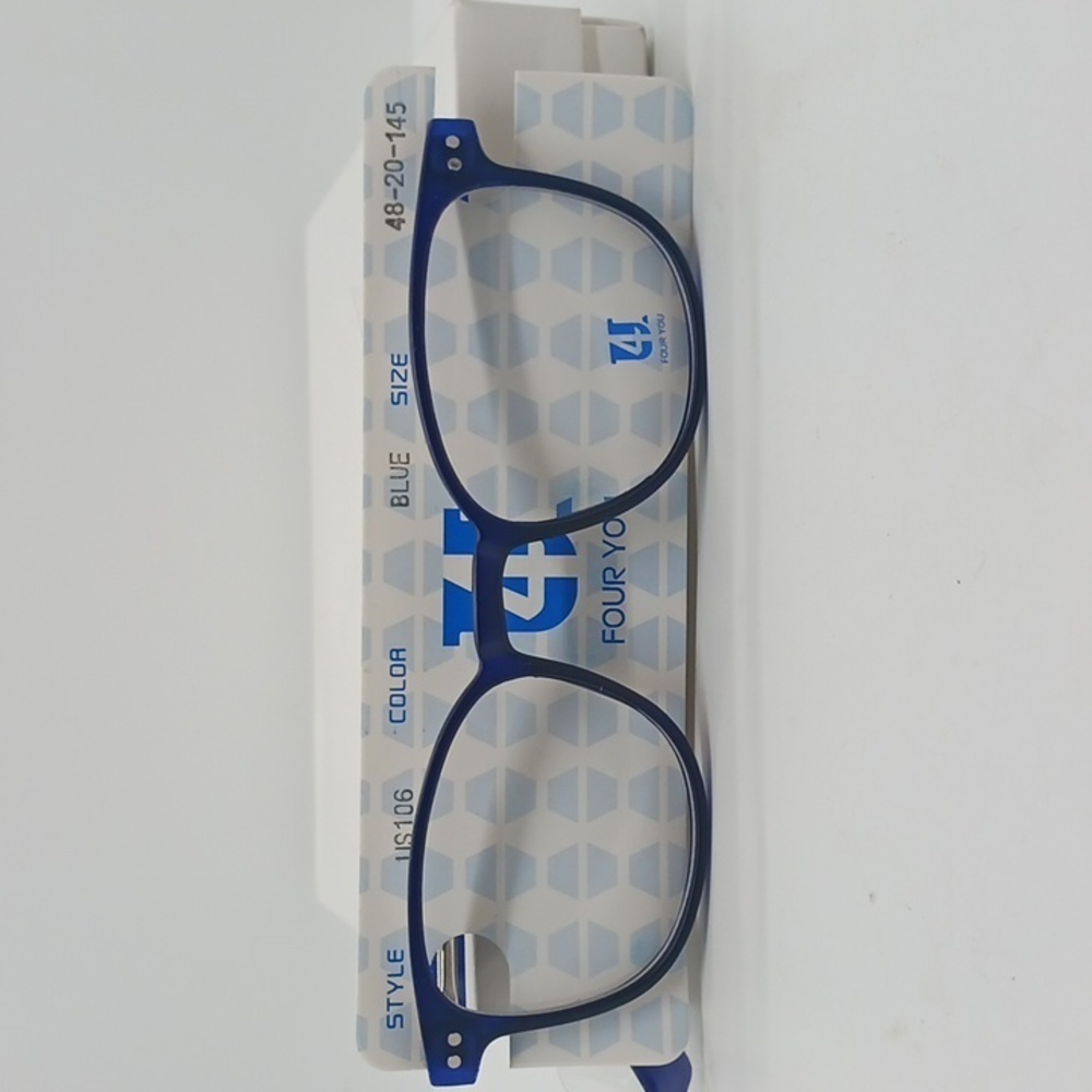 NWT RX-ABLE FOR YOU US106 BLUE EYEGLASS FRAMES
